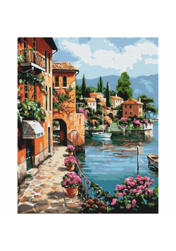 Malowanie po numerach BRUSHME 40x50 cm pod słońcem Positano