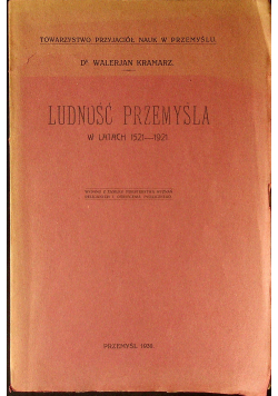Ludność Przemyśla w latach 1521 - 1921 1930 r.