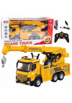 Dźwig z hakiem RC 2.4G 9CH żółty