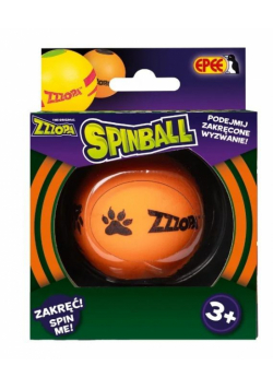 Spinball - Zakręcona zabawa pomarańczowa z czarnym
