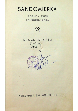 Sandomierka ok 1937 r.