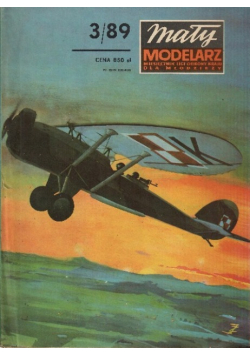 Mały modelarz Nr 3 / 89 Samolot towarzyszący Lublin R - XIII D