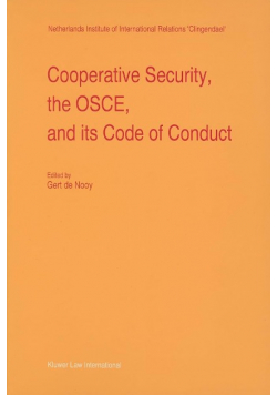 Cooperative security, the OSCE, and its code of conduct