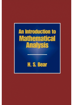 An Introduction to Mathematical Analysis