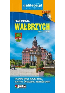 Plan miasta - Wałbrzych 1:14 000