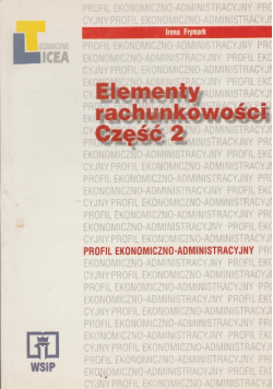 Elementy rachunkowości Część 2