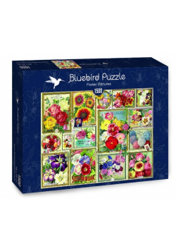 Puzzle 1500 Kolorowe kwiaty