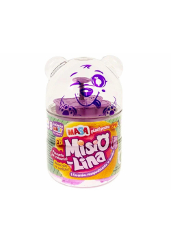 Misiolina Masa plastyczna fiolet 60g + 1 foremk