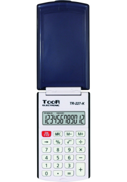 Kalkulator kieszonkowy TOOR TR-227 12-pozycyjny