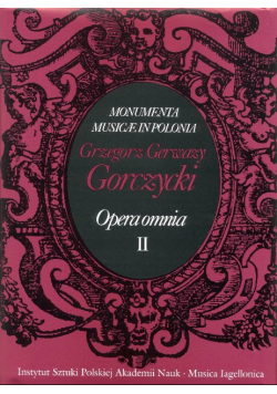 Opera omnia. Tom II