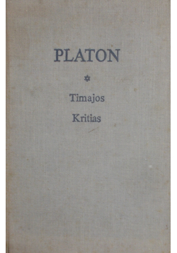 PLATON Timajos Kritias albo Atlantyk