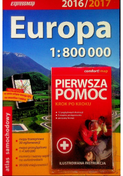 Europa atlas samochodowy 2016 / 2017