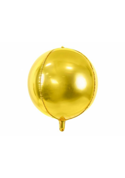 Balon foliowy Kula 40cm złoty