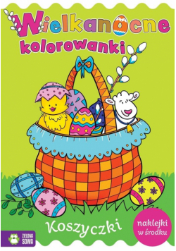 Wielkanocne kolorowanki. Koszyczki