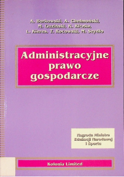 Administracyjne prawo gospodarcze