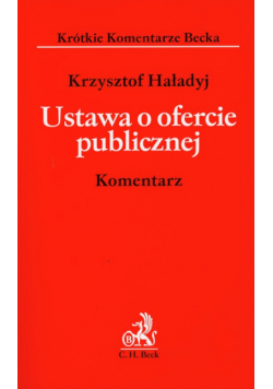 Ustawa o ofercie publicznej Komentarz