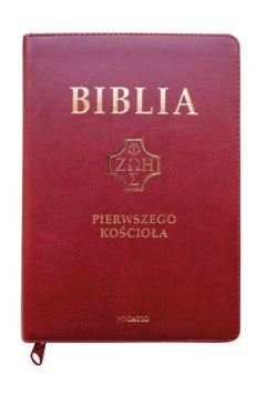 Biblia pierwszego Kościoła, karmazynowa z...