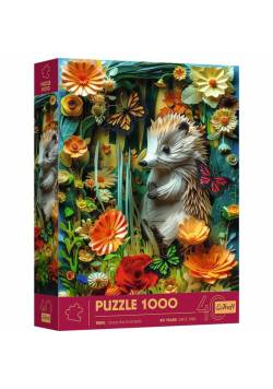 Puzzle 1000 3D 40-lecie Trefl  Jeż 40042