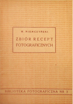 Zbiór recept fotograficznych 1947 r.