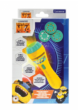 Latarka z projektorem Minionki Lexibook LTC050DES