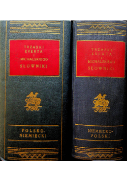Słownik niemiecko - polski i polsko - niemiecki 1939 r.