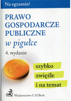 Prawo gospodarcze publiczne w pigułce