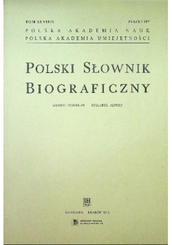 Polski słownik biograficzny Zeszyt 197