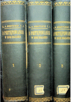 O postępowaniu w doskonałości 3 tomy około 1929 r.