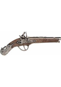 Metalowy pistolet piracki