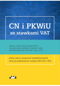 CN i PKWiU ze stawkami VAT