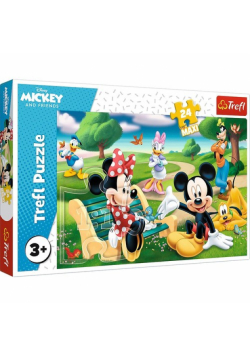 Puzzle 24 Maxi Myszka Miki w gronie przyjaciół