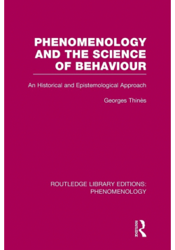 Phenomenology and the Science of Behaviour