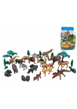 Zwierzęta Safari 30szt