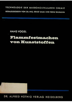 Flammfestmachen von Kunststoffen