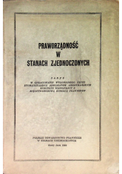 Praworządność w Stanach Zjednoczonych