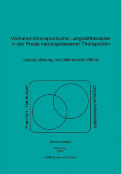 Verhaltenstherapeutische Langzeittherapien in der Praxis niedergelassener Therapeuten