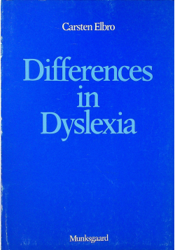 Differences in Dyslexia