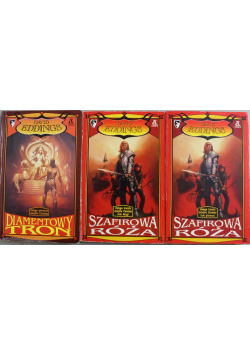 Szafirowa róża 2 części / Diamentowy tron/Rubinowy rycerz zestaw 3 książek