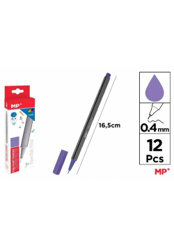 Cienkopis 0.4mm fioletowy (12szt)