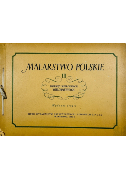 Malarstwo Polskie II dziesięć reprodukcji wielobarwnych