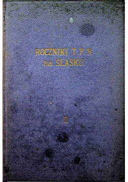 Roczniki T P N na Śląsku II 1930r