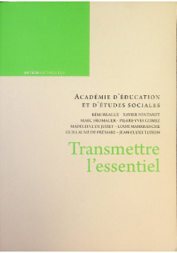 Transmettre l'essentiel