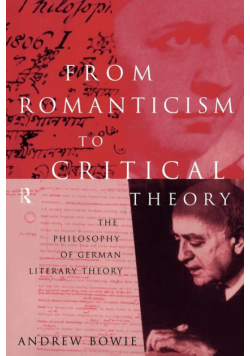 From Romanticism to Critical Theory