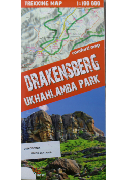 Trekking map Drakensberg Ukhahlamba Park