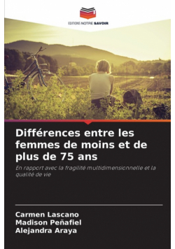 Différences entre les femmes de moins et de plus de 75 ans