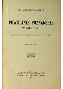 Powstanie poznańskie w 1848 roku 1914 r