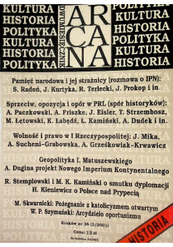 Arcana - dwumiesięcznik Nr 38 2 / 01