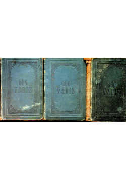 Quo Vadis Tom od I do III 1897 r
