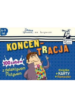 Koncentracja 100 zabaw z detektywem Motywem
