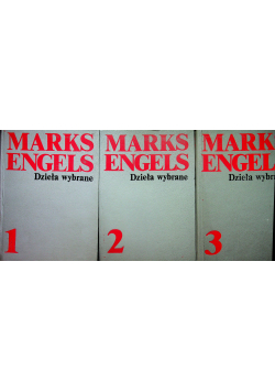Engels Dzieła wybrane 3 tomy